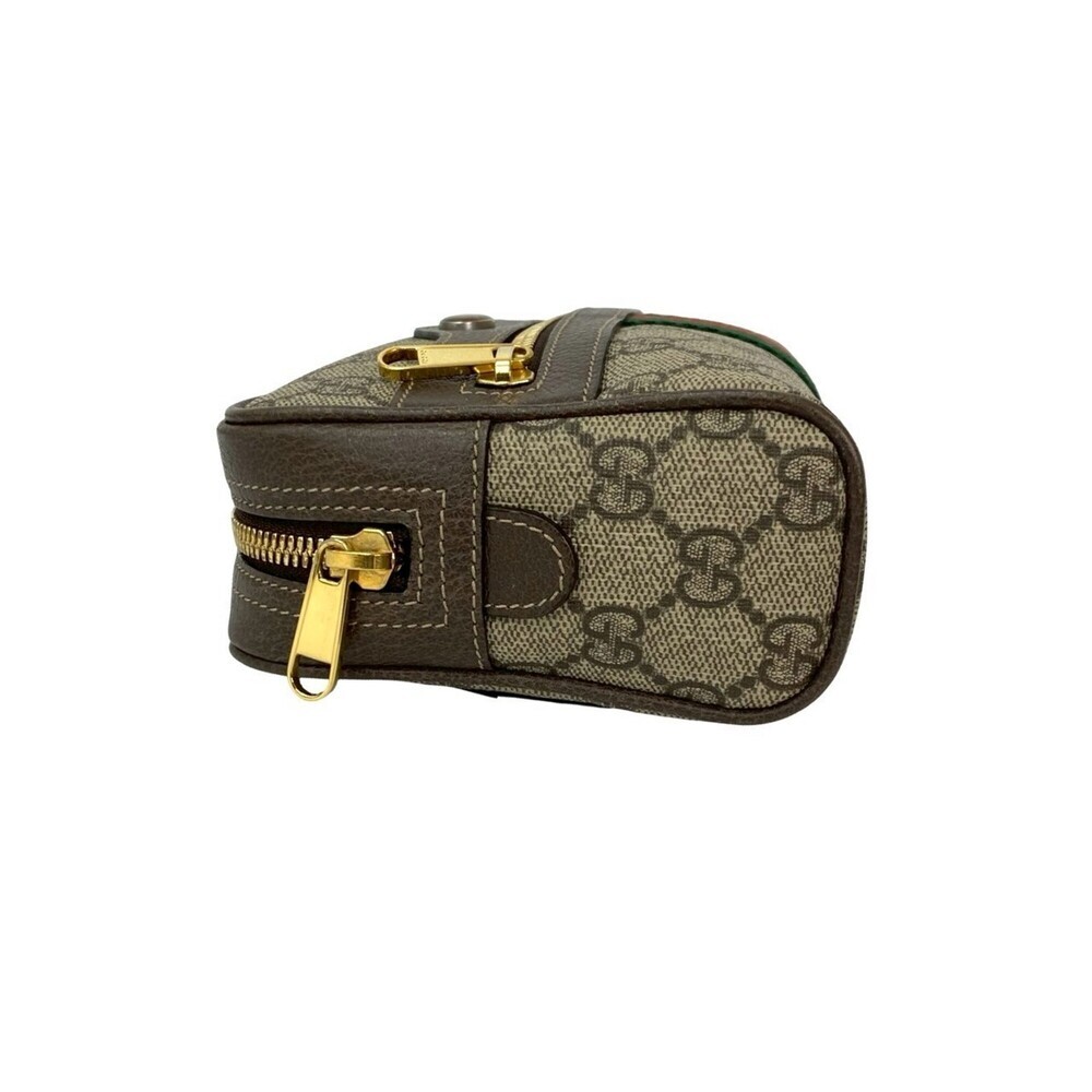 GUCCI Authentic Brown Leather Shoulder Bag - Picture 5 of 9